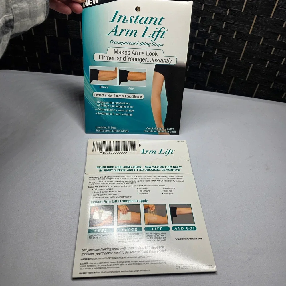 Instant Arm Lift Transparent Lifting Strips 6 Sets Each Firming Toning Tape 2NEW
